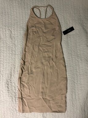 Lulus Beige Bodycon Dress - Medium